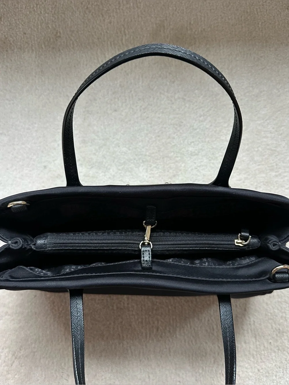 Kate Spade mini black tote bag